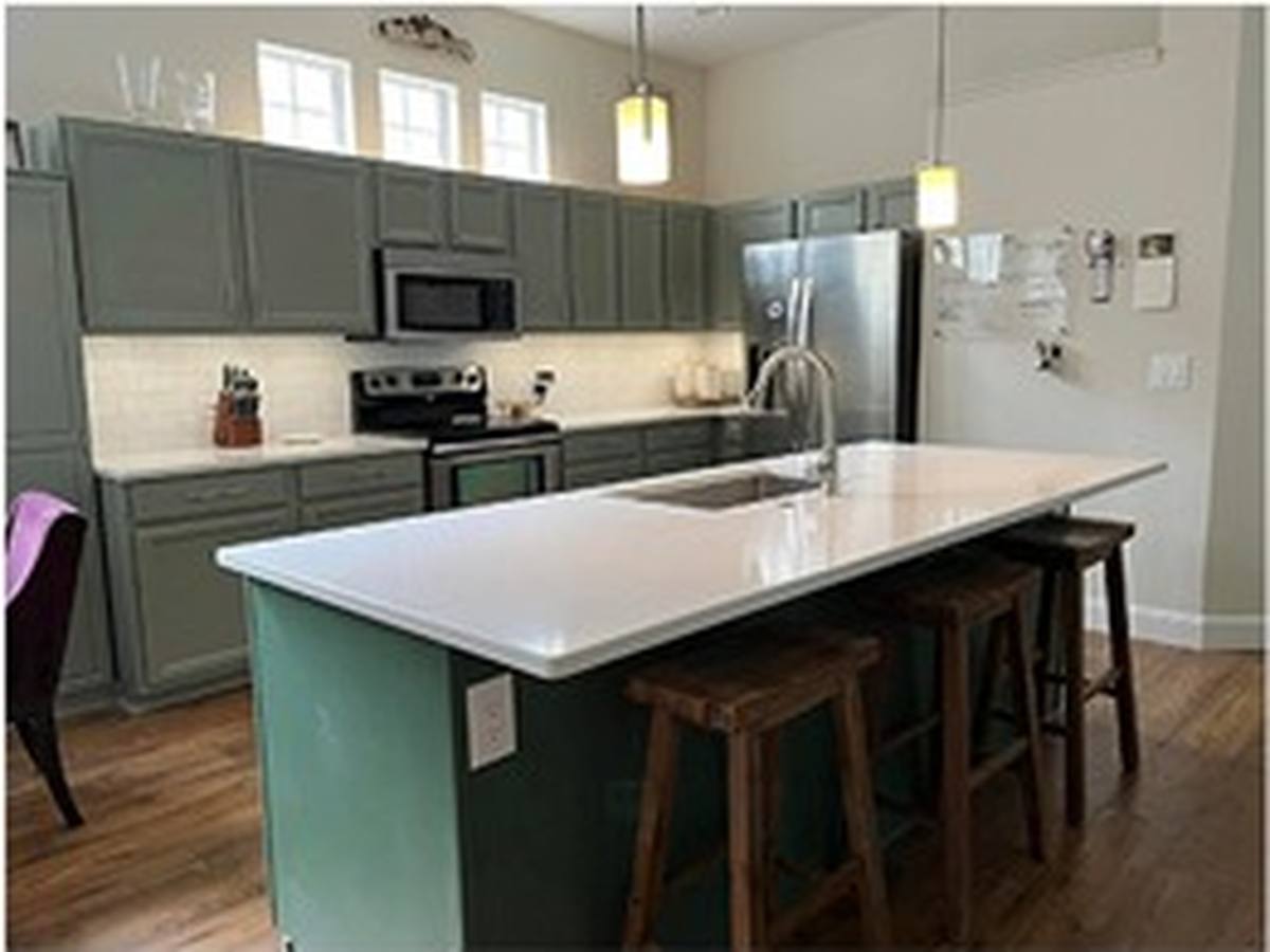 After: Sage Green Kitchen