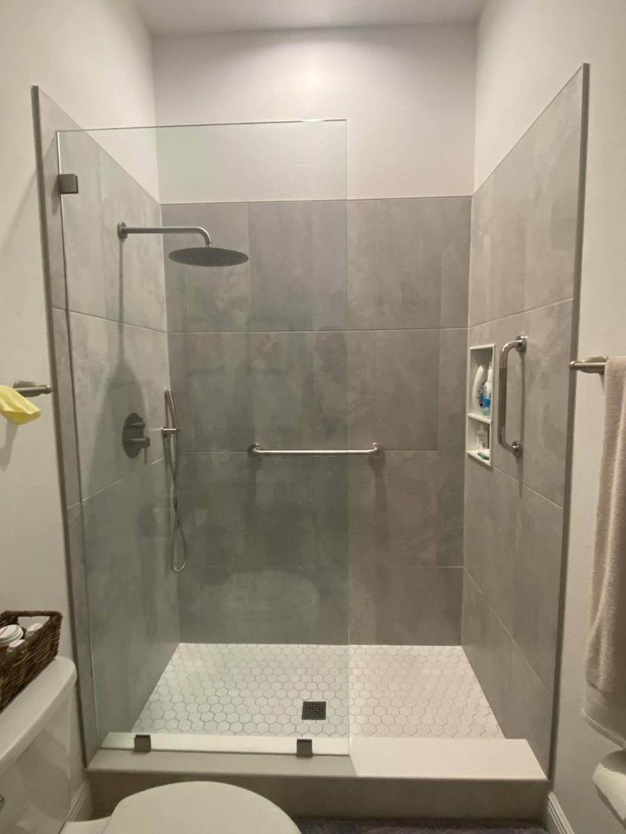 Tub-to-Shower Conversion